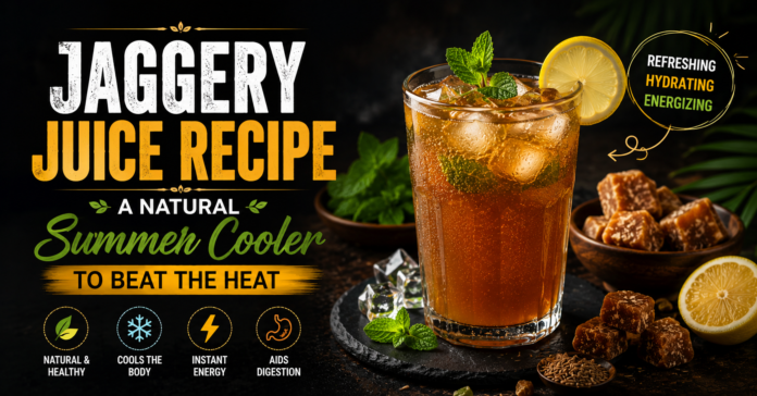 Jaggery Juice Recipe : A Natural Summer Cooler to Beat the Heat