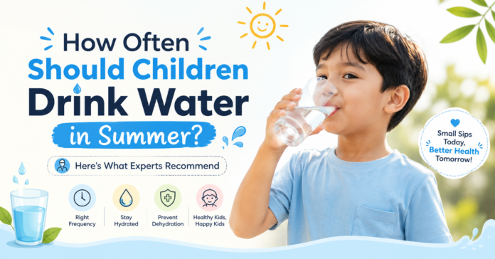 How Often Should Children Drink Water in Summer?