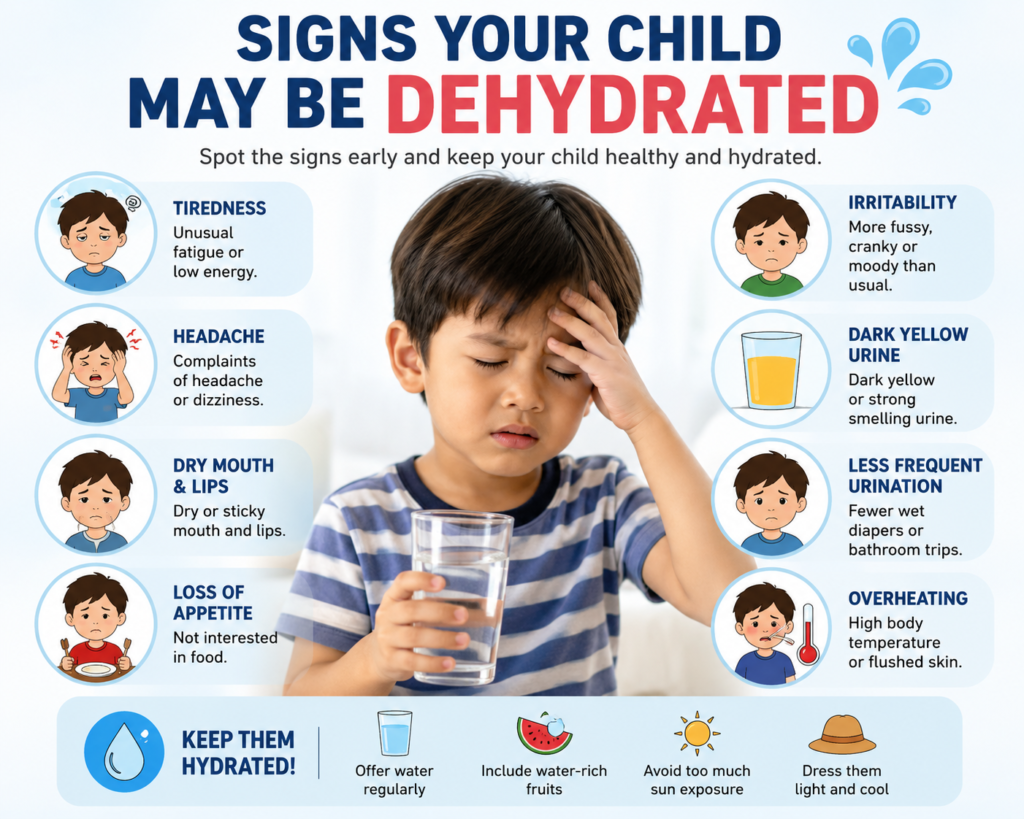 Signs Your Child May Be Dehydrated