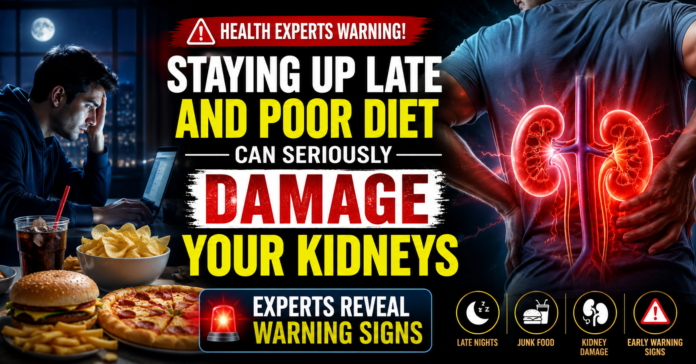 Staying Up Late and Poor Diet Can Seriously Damage Your Kidneys — Experts Reveal Warning Signs