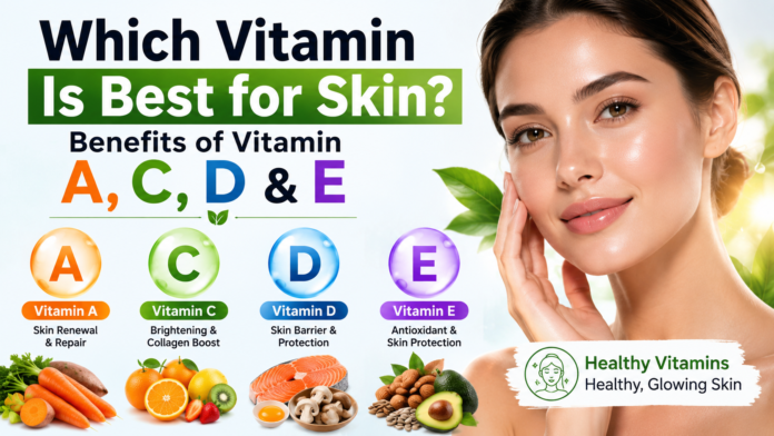 Which Vitamin Is Best for Skin? Benefits of Vitamin A, C, D & E Explained
