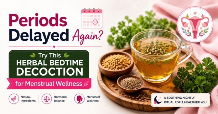 Periods Delayed Again? Try This Herbal Bedtime Decoction for Menstrual Wellness
